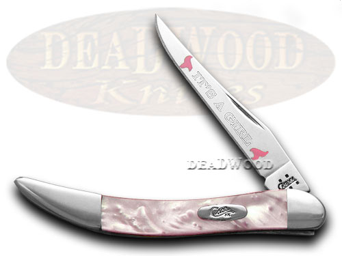 CASE XX Pink Pearl Girl Toothpick Pocket Knife Knives  